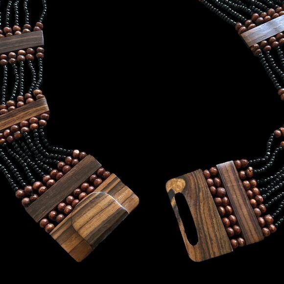 Vintage wooden Belt - Picture 2 of 5